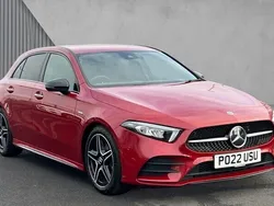Red Used 2022 Mercedes A180 AMG Line Premium Hatchback | £22,665 (Fair price)