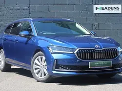 Cobalt blue metallic Used 2024 Skoda Superb SE Technology Estate | £28,495 (Expensive)
