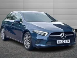 Denim blue Used 2022 Mercedes A200 Executive Hatchback | £22,995 (A bit pricey)