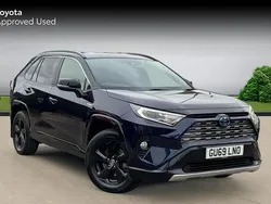 Blue Used 2019 Toyota RAV4 Hybrid SUV | £25,117 (A bit pricey)