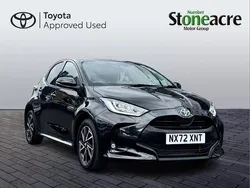 Black Used 2022 Toyota Yaris Hybrid Design Hatchback | £17,000 (Fair price)