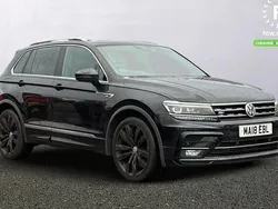 Black Used 2018 VW Tiguan R-line SUV | £18,199 (Good price)