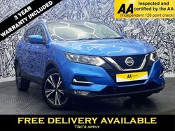 Blue Used 2019 Nissan Qashqai N-Connecta SUV | £12,695 (Fair price)