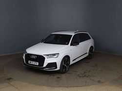 White Used 2021 Audi Q7 Black Edition SUV | £47,760 (Expensive)