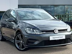 Indium grey metallic Used 2019 VW Golf VII R-line Hatchback | £16,848 (A bit pricey)