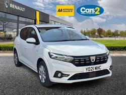 White Used 2021 Dacia Sandero Comfort Hatchback | £9,995 (Fair price)