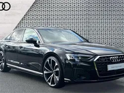 Black Used 2024 Audi A8L S-Line Sedan | £61,271 (Fair price)