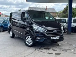 Black Used 2022 Ford Transit Custom Limited Van | £16,595 (Fair price)