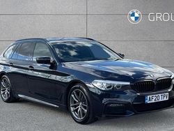 Black Used 2020 BMW 520 M Sport Estate | £19,495 (Fair price)