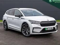 White Used 2023 Skoda Enyaq iV SportLine SUV | £27,995 (Fair price)