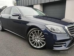 Blue Used 2018 Mercedes S350 AMG Line Premium Sedan | £19,995 (Fair price)