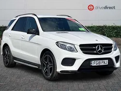 White Used 2018 Mercedes GLE250 AMG SUV | £21,300 (Fair price)
