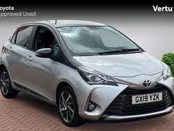 Silver Used 2019 Toyota Yaris Hatchback | £9,392 (Fair price)
