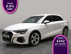 White Used 2021 Audi A3 Sportback S-Line Hatchback | £18,185 (Fair price)