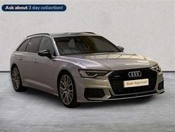 Silver Used 2021 Audi A6 Black Edition Estate | £30,778 (Fair price)