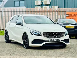 White Used 2017 Mercedes A160 AMG line Hatchback | £12,999 (A bit pricey)