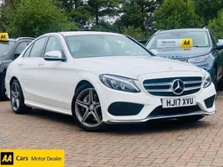 White Used 2017 Mercedes C250 AMG line Sedan | £12,899 (Good price)