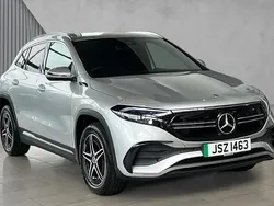 Iridium silver metallic Used 2021 Mercedes EQA250 AMG line SUV | £21,540 (Fair price)