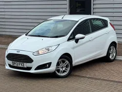 White Used 2013 Ford Fiesta Zetec Hatchback | £8,150 (Fair price)