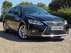 Black Used 2018 Lexus CT200h Luxury Line Hatchback | £13,450 (Fair price)