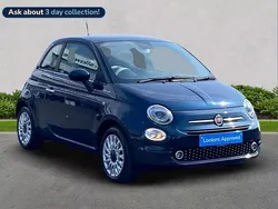 Blue Used 2022 Fiat 500 Dolcevita Hatchback | £10,828 (Fair price)
