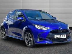 Blue Used 2025 Toyota Yaris Hybrid Hatchback | £24,795 (Expensive)