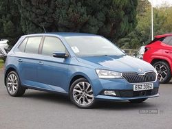 Blue Used 2021 Skoda Fabia SE Drive Hatchback | £10,597 (Good price)
