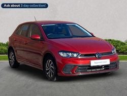 Red Used 2024 VW Polo Life Hatchback | £17,681 (Fair price)