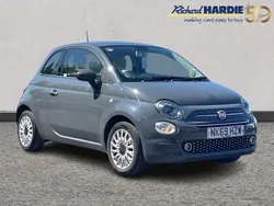 Grey Used 2019 Fiat 500 Lounge Hatchback | £7,299 (Fair price)