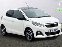 White Used 2019 Peugeot 108 Allure Hatchback | £10,299 (Fair price)