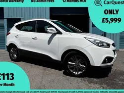 White Used 2014 Hyundai ix35 SE SUV | £5,999 (Fair price)