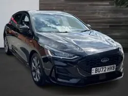 Black Used 2022 Ford Focus ST-Line Hatchback | £13,974 (Fair price)
