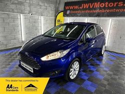 Blue Used 2017 Ford Fiesta Titanium Hatchback | £9,795 (Fair price)