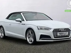White Used 2019 Audi A5 Cabriolet S-Line Cabriolet | £19,999 (Good price)