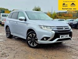 Silver Used 2017 Mitsubishi Outlander P-HEV SUV | £8,988 (Fair price)