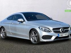 Silver Used 2017 Mercedes C200 Active Coupe | £15,799 (Fair price)