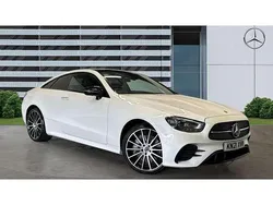 White Used 2021 Mercedes E400 AMG line Coupe | £37,682 (Fair price)