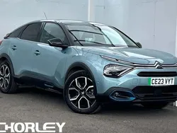 Blue Used 2023 Citroën e-C4 Shine Hatchback | £15,252 (Fair price)