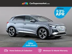 Grey Used 2022 Audi Q4 e-tron S-Line SUV | £23,397 (Super price)