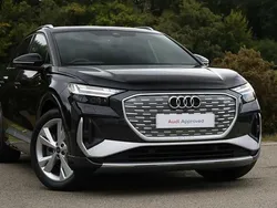 Black Used 2024 Audi Q4 e-tron S-Line SUV | £34,495 (Good price)