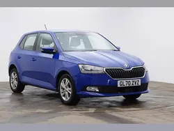Energy blue Used 2021 Skoda Fabia SE Hatchback | £8,495 (Good price)