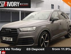 Grey Used 2018 Audi Q7 Black Edition SUV | £26,990 (Fair price)