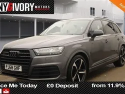 Grey Used 2018 Audi Q7 Black Edition SUV | £26,990 (Good price)