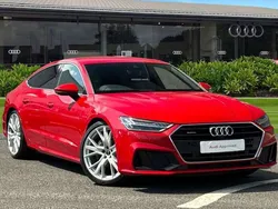 Red Used 2022 Audi A7 S-Line Hatchback | £32,990 (Good price)