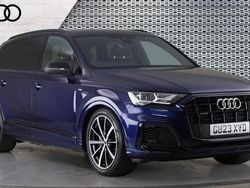 Blue Used 2023 Audi Q7 Black Edition SUV | £42,590 (Fair price)
