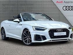 White Used 2021 Audi A5 Cabriolet S-Line Cabriolet | £30,994 (Expensive)