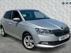 Brilliant silver metallic Used 2019 Skoda Fabia SE Hatchback | £9,200 (Good price)