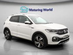 White Used 2020 VW T-Cross R-line SUV | £16,500 (Good price)
