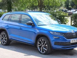 Blue Used 2020 Skoda Kodiaq SportLine SUV | £22,990 (Fair price)