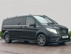 Black Used 2018 Mercedes V250 AMG line MPV | £88,000